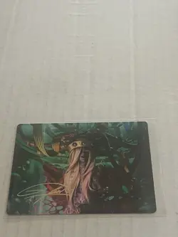 MTG Jenova, Ancient Calamity Art Card (Gold-Stamped Signature) Art Series 14/53 - Image 1