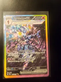Pokemon Ceruledge EX TCG Prismatic Evolutions Sir Holo Card 147/131 NM Condition - Image 1