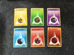 POKEMON TCG Japanese Pocket Monsters BASE SET - Energy 6 card set - Image 1