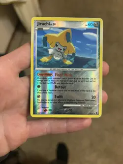 Jirachi 7/111 2009 Rising Rivals Pokemon Card Reverse Holo Rare - Image 1