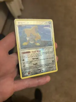 Jirachi 7/111 2009 Rising Rivals Pokemon Card Reverse Holo Rare - Image 3