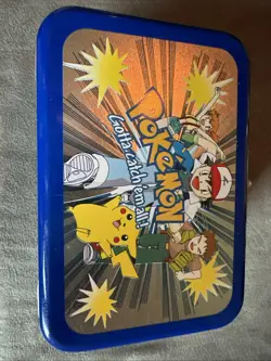 1998 Pokemon Gotta Catch Em All Collectors Tin Card/Mini Lunch Box Vtg Nintendo - Image 1