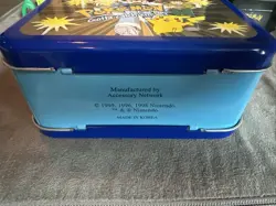 1998 Pokemon Gotta Catch Em All Collectors Tin Card/Mini Lunch Box Vtg Nintendo - Image 2