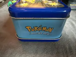 1998 Pokemon Gotta Catch Em All Collectors Tin Card/Mini Lunch Box Vtg Nintendo - Image 3