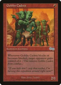 MTG 4X URZA'S SAGA GOBLIN CADETS NM ENGLISH MAGIC THE GATHERING CREATURE RED - Image 5