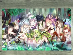 WVICM Custom Playmat Traptrix Deck TCG CCG Mat Trading Card Game Mat Pad & Bag - Image 1