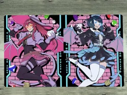WVICM OCG Playmat Evil☆Twin Kisikil & Lilla TCG CCG Pad Trading Card Game Mat - Image 1