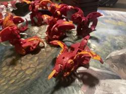 Bakugan Battle Planet Lot Huge 9 Dragonoid And 413 Cards - Image 5