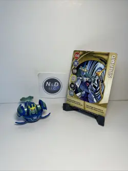Bakugan Battle Brawlers Aquos Sirenoid B2 460G Classic Rare W/Card RARE - Image 1