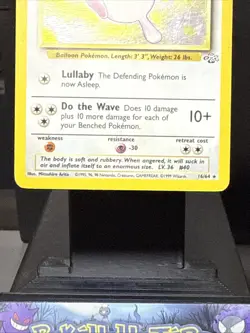 Pokemon Card Wigglytuff 16/64 Rare Holo Jungle Set WOTC Played - Image 3