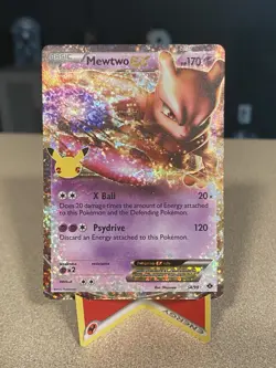 Pokemon Mewtwo EX TCG Classic Collection Holo Ultra Rare Card 54/99 Celebrations - Image 1