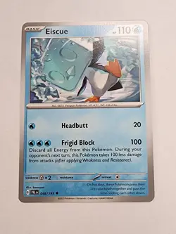 Eiscue 048/193 NM / M - Paldea Evolved Scarlet Violet Pokemon Card - Image 1
