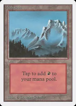 Mountain (#298) Unlimited Edition LP MTG - Image 1