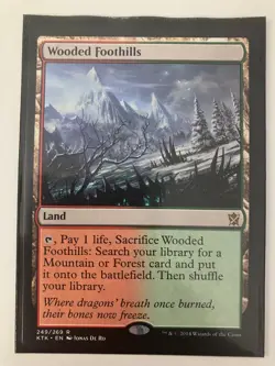 4x Wooded Foothills - Khans of Tarki - NM/LP - Magic the Gathering Playset - MTG - Image 3