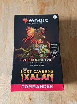 MTG: The Lost Caverns of Ixalan - Veloci-ramp-tor Factory Sealed Commander Deck - Image 1