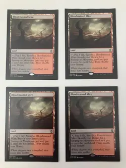4x Bloodstained Mire - Khans of Tarkir - NM/LP - MTG Playset - Image 1