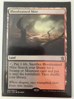 4x Bloodstained Mire - Khans of Tarkir - NM/LP - MTG Playset - Image 4