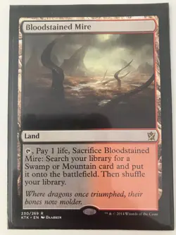 4x Bloodstained Mire - Khans of Tarkir - NM/LP - MTG Playset - Image 5