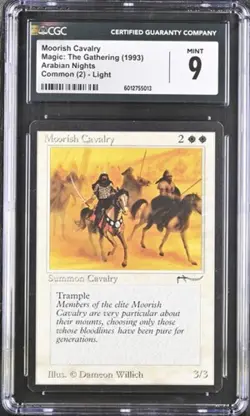 Moorish Cavalry, Arabian Nights Mtg. CGC 9 Mint! - Image 1