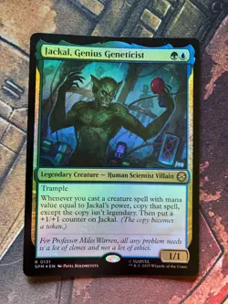 Jackal, Genius Geneticist Foil Marvel's Spider-Man (SPM) MTG - Image 1
