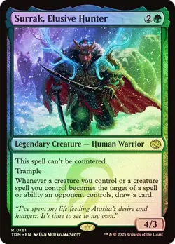 Foil Surrak, Elusive Hunter [Tarkir: Dragonstorm] MTG - Image 1