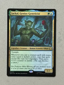 Jackal, Genius Geneticist (FOIL) #131 - MTG Marvel's Spider-Man SPM - Image 1