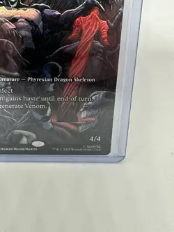 Magic The Gathering Spider-Man Venom King In Black Mythic Full Art Foil NM - Image 5