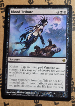 Blood Tribute #81 LP Zendikar ZEN Magic MTG - Image 1