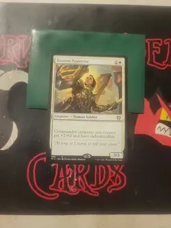 Magic The Gathering Commander Midnight Hunt "Bastion Protector" 080 RARE NM - Image 1