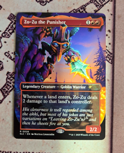 MTG Zo-Zu the Punisher Borderless Secret Lair Encyclopedia of Magic NM - Image 1