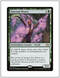 1x Sanctum Weaver, Magic the Gathering MTG NM - Image 1