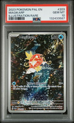 Pokemon Magikarp Paldea Evolved Illustration Rare #203 PSA 10 Gem Mint - Image 1