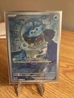 Mantyke Illustration Rare 189/182 - Paldea Evolved-Pokemon TCG-Near Mint-IR Holo - Image 1