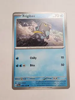 Pokemon TCG Frigibax Scarlet & Violet - Paldea Evolved 058/193 Common -NM - Image 1