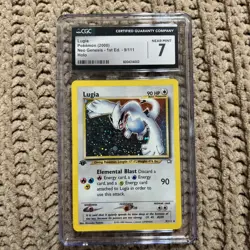 Lugia Holo 1st Ed. Pokemon Neo Genesis CGC 7 2000 - Image 1
