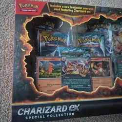 Pokemon TCG - Charizard EX Special Collection Box! 5x Packs + Promo. Sealed New - Image 2