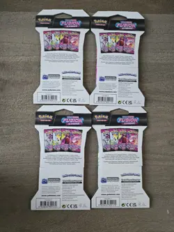 Pokemon TCG Sword & Shield Fusion Strike Sleeved Booster Pack Art Set - Sealed - Image 2