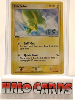 PACK FRESH Pokemon Electrike Reverse Stamp 52/100 Crystal Guardians 2006 W10 - Image 1