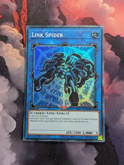 Yugioh LINK SPIDER 1st Edition Super Rare YS17-EN043 VLP - Image 1