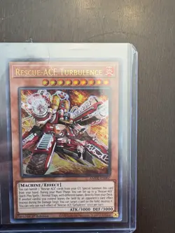 Rescue-ACE Turbulence - AMDE-EN007 - Collector's Rare - 1st Edition NM YuGiOh! - Image 1