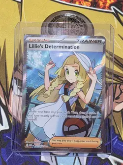 Pokemon TCG Lillie's Determination 169/132 Mega Evolution- Full Art Trainer-NM/M - Image 1