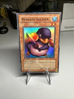 Yu-Gi-Oh! TCG Penguin Soldier Starter Deck Joey SDJ-022 1st Edition Super Rare - Image 1