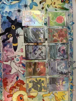 Illustration Rares Pokemon Lot of 10 Pokemon Cards Holo Rare - Image 1