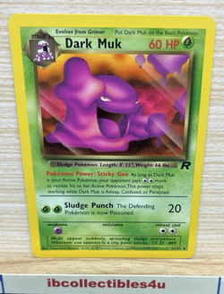 DARK MUK - 41/82 - Team Rocket - Pokemon Card - Wotc Vintage 2000 NM - Image 1