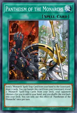 Pantheism of the Monarchs - RA04 - Platinum Secret Rare - Yugioh Euro - Image 1