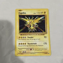 Zapdos 42/108 XY Evolutions Holo NM Pokemon Card English - Image 1