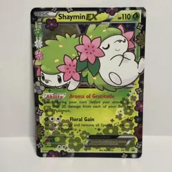 Pokemon TCG Shaymin EX XY Black Star Promos Holo Card XY148 NM-Mint - Image 1