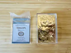 Nintendo Pokemon Burger King Trading Card Gold Plated 23k With Ball And Coa - Image 3