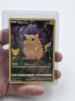 Pokemon TCG Celebrations Pikachu Holo Card 005/025 25th Anniversary - Image 1