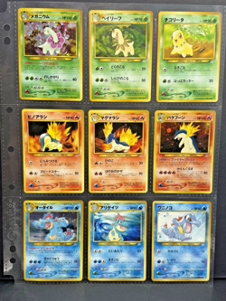 Pokemon Card Japanese Neo Premium File 1999 Binder Set 9 Holo Gold Silver - Image 2